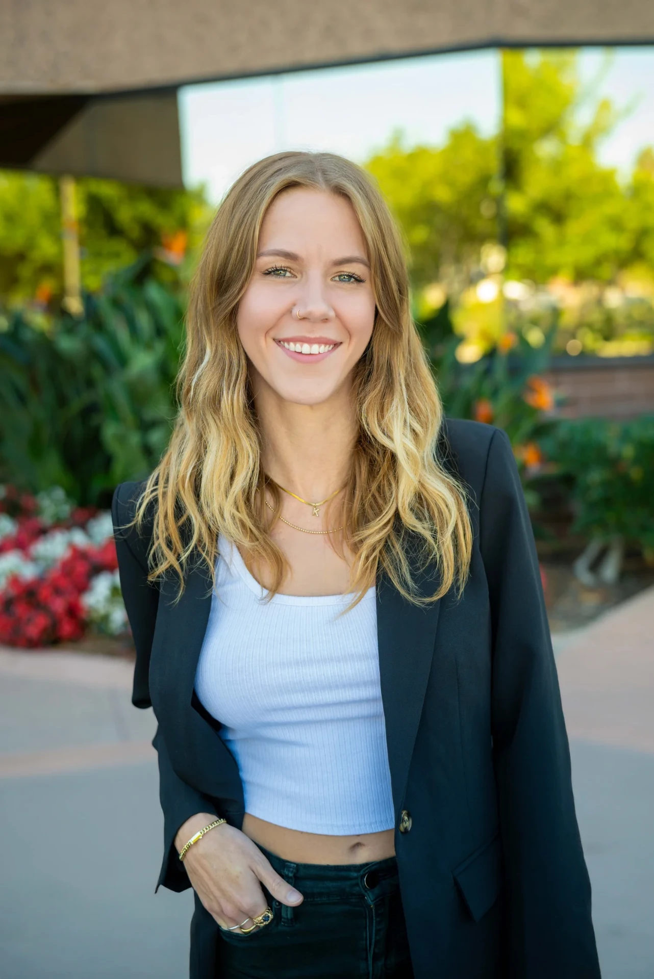 Outdoor branding portrait
