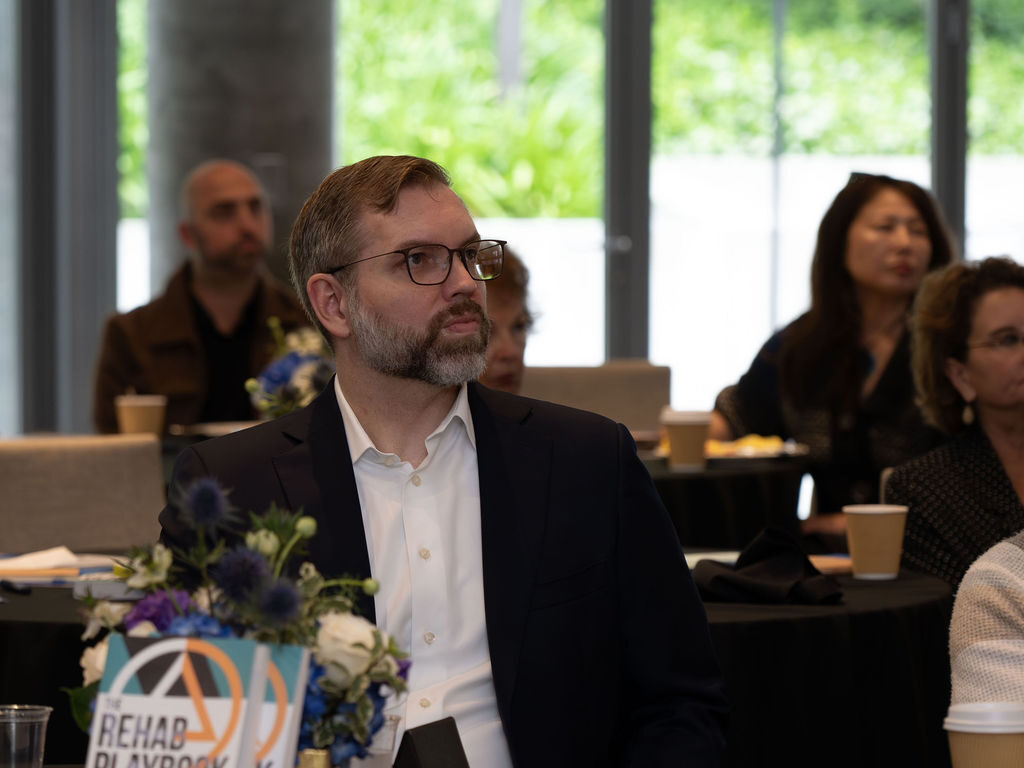 Guests connecting at a behavioral health event